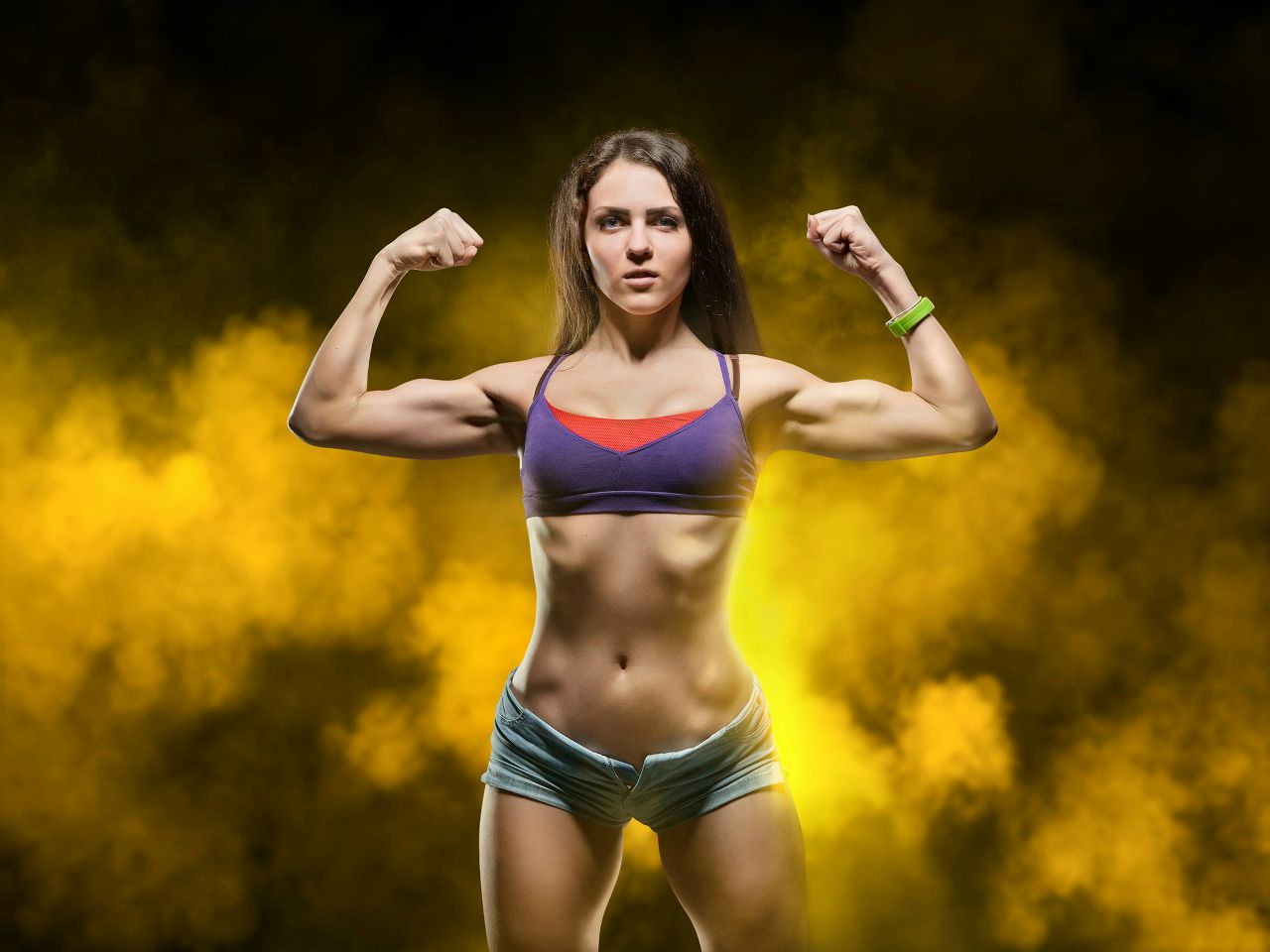 Athletic girls in Ezhou